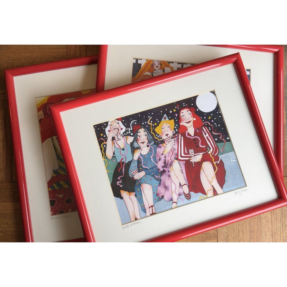 3X JERRY FENTER “She Was So Bad They Sent Her To Catholic School” Signed Print
